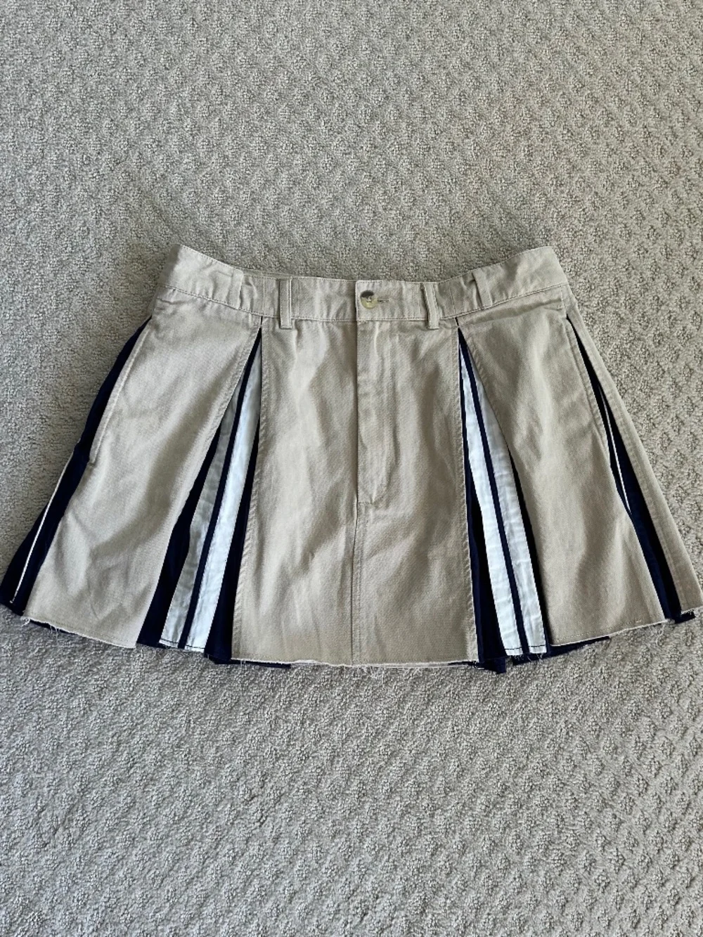 Free People Hannah Sporty Pleated Mini Skirt Med Academia Collegiate Timeless - Picture 3 of 13